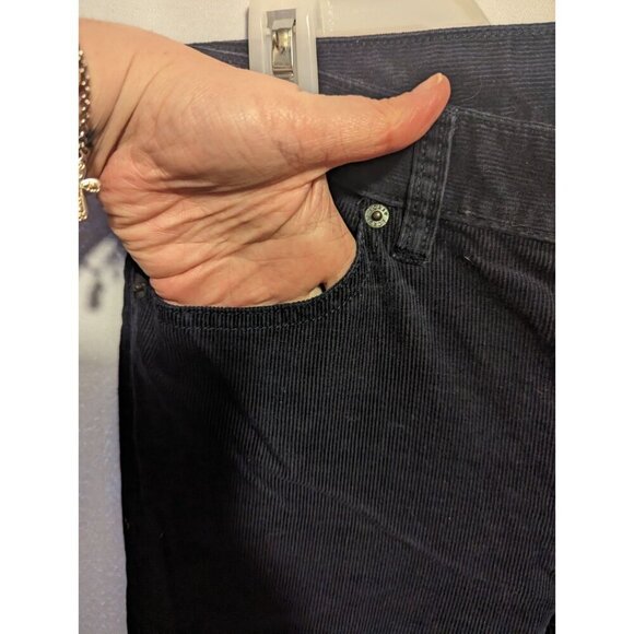 J Crew Jeans Womens 30 Corduroy Toothpick Skinny Pants Casual Black/ Dark Blue - Picture 5 of 15